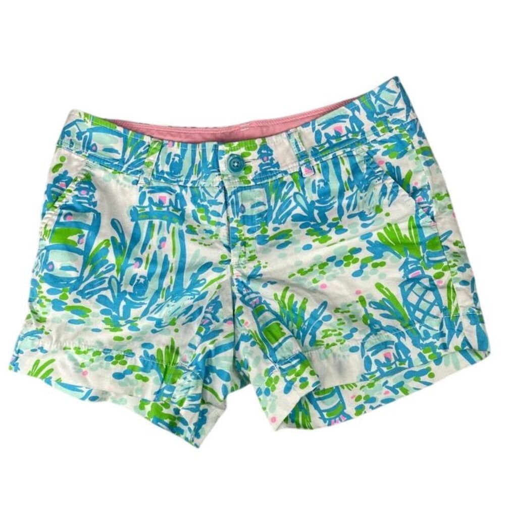 Lilly Pulitzer‎ Callahan Short, women's size 2, feminine, floral, 100% cotton